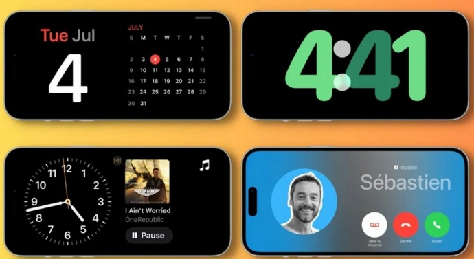 新城街道苹果手机维修分享iOS17横屏充电待机显示有什么好处 