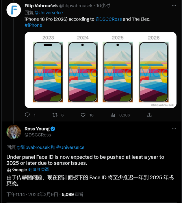 新城街道苹果手机维修分享:屏下Face ID有什么优势？iPhone何时会有屏下Face ID？ 